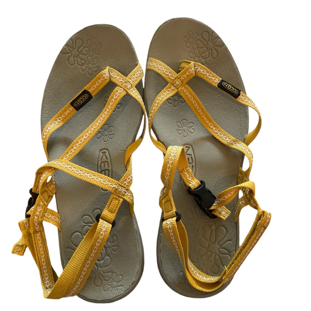 Keen Yellow Strappy Sandals